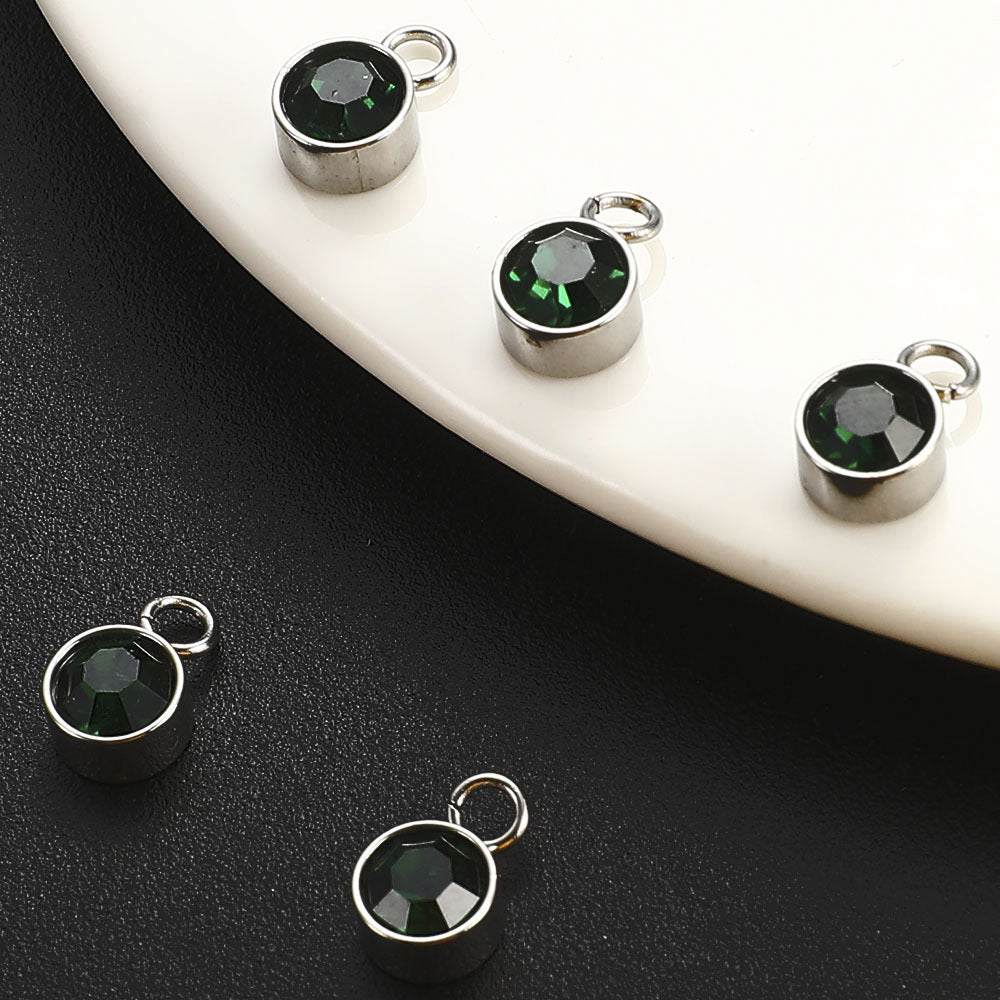 Birthstone Alloy Pendants