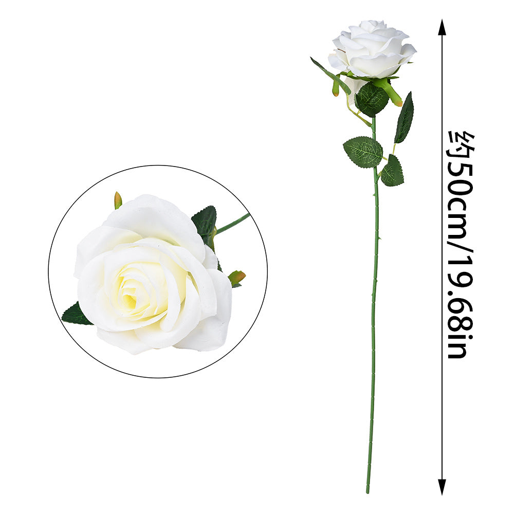 Artificial White Rose Bouquet
