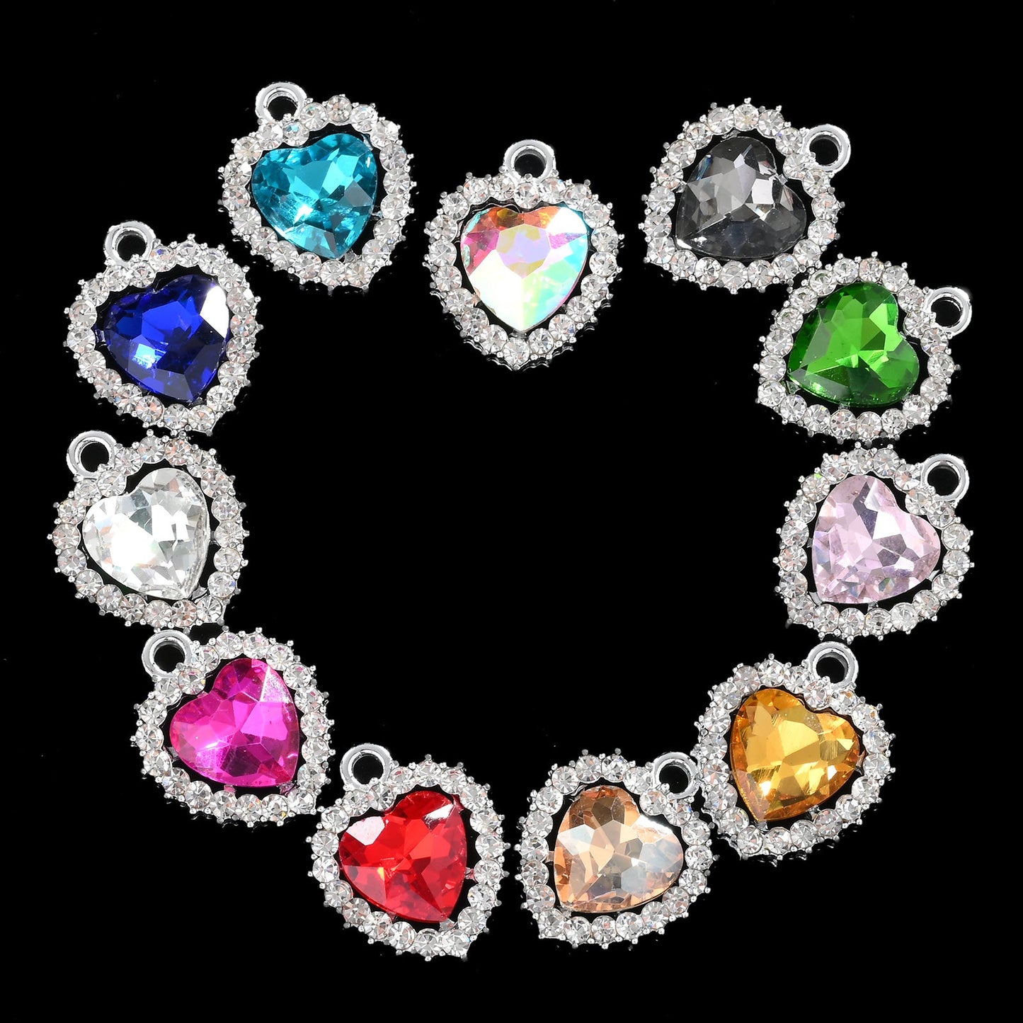 Heart Alloy Pendants