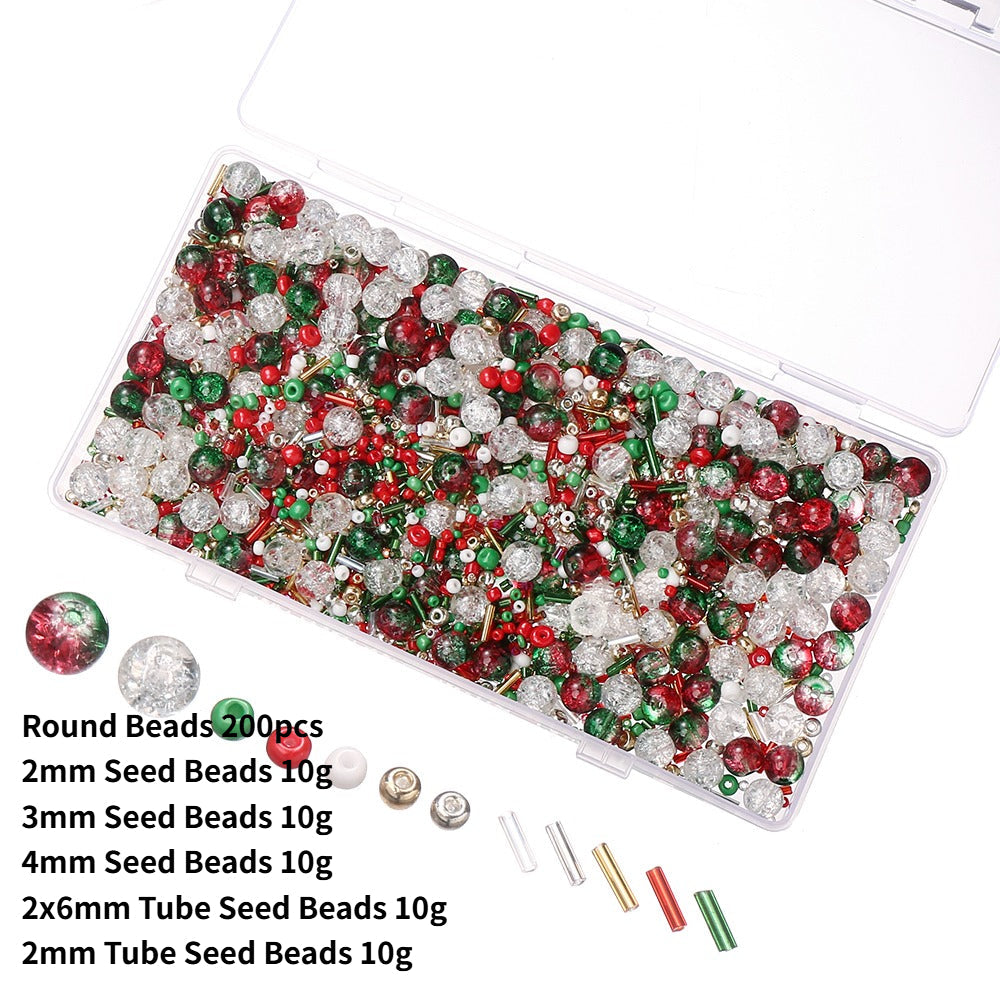 Christmas Mixed Acrylic Beads