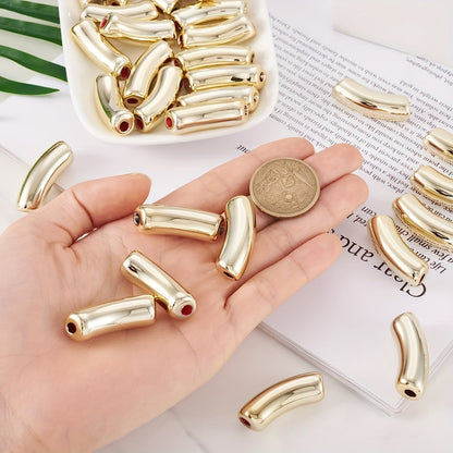 Gradient Curved Acrylic Beads