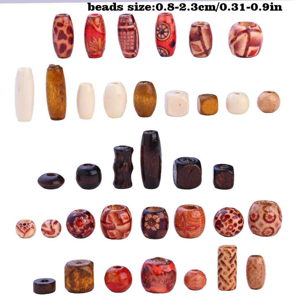 Mixed Irregular Wooden Beads