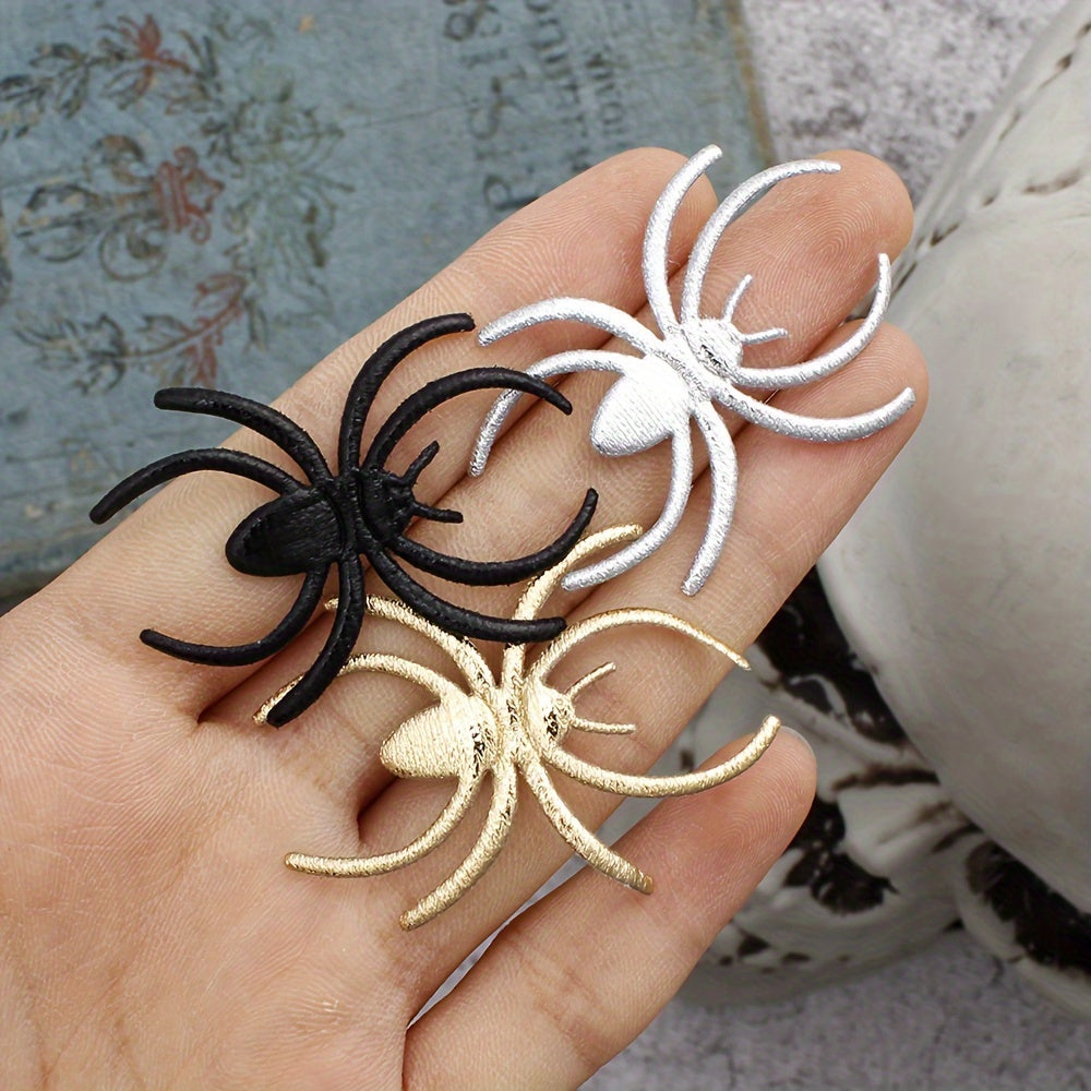 Halloween Spider Fabric Beads