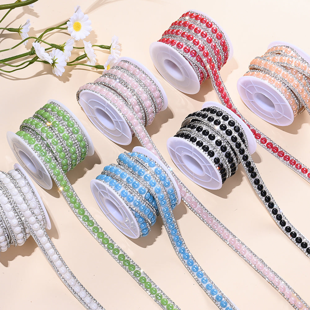 Ceramic Self-Adhesive Rhinestone Sticker Roll