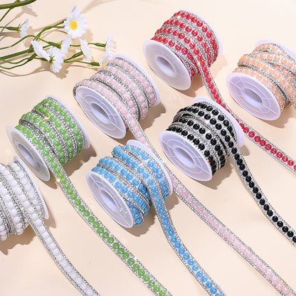 Ceramic Self-Adhesive Rhinestone Sticker Roll