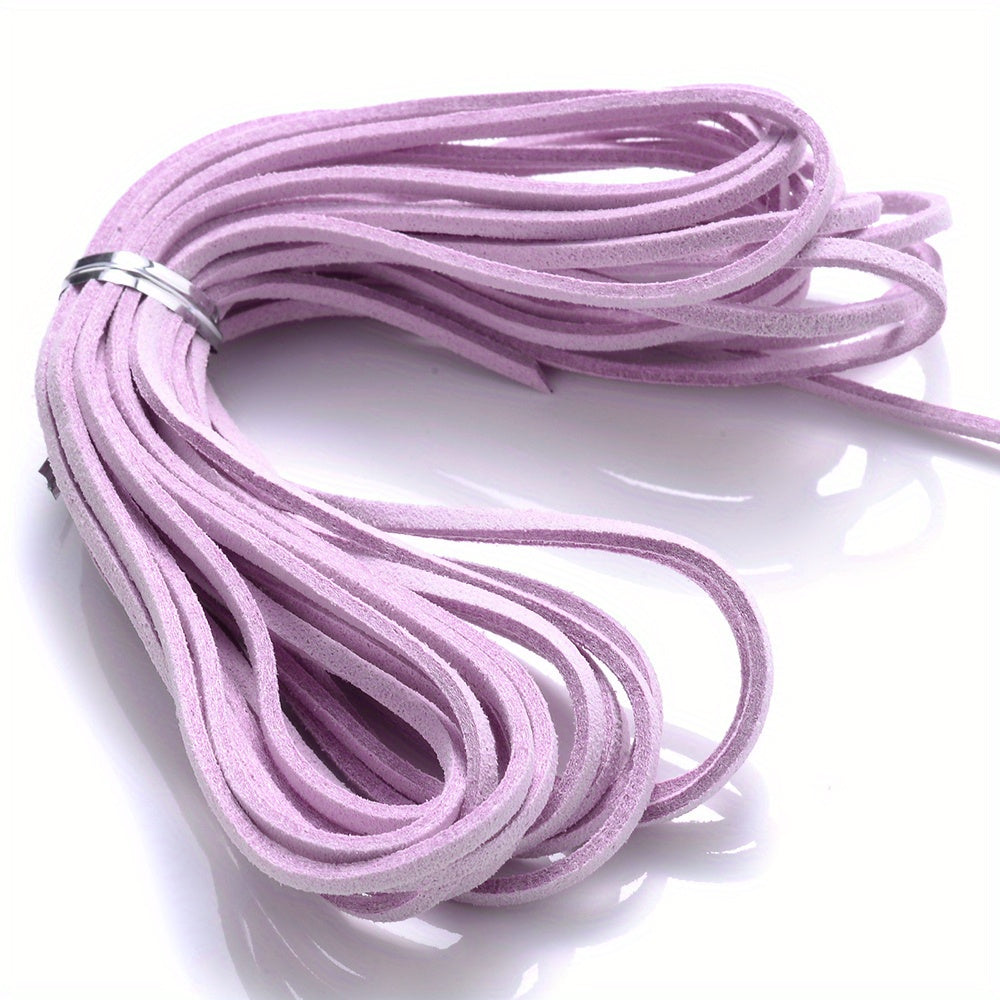 5m 2.5mm Flat Korean Velvet Cord for Jewelry Making