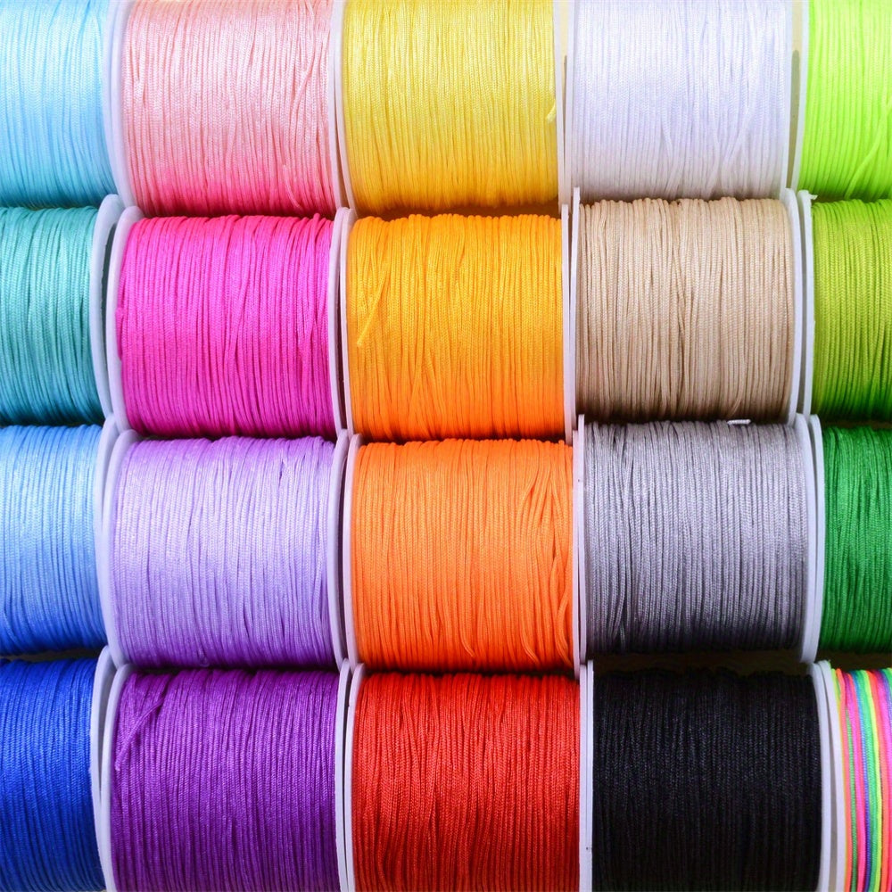20m 0.8mm Colorful Nylon Chinese Knot Cord