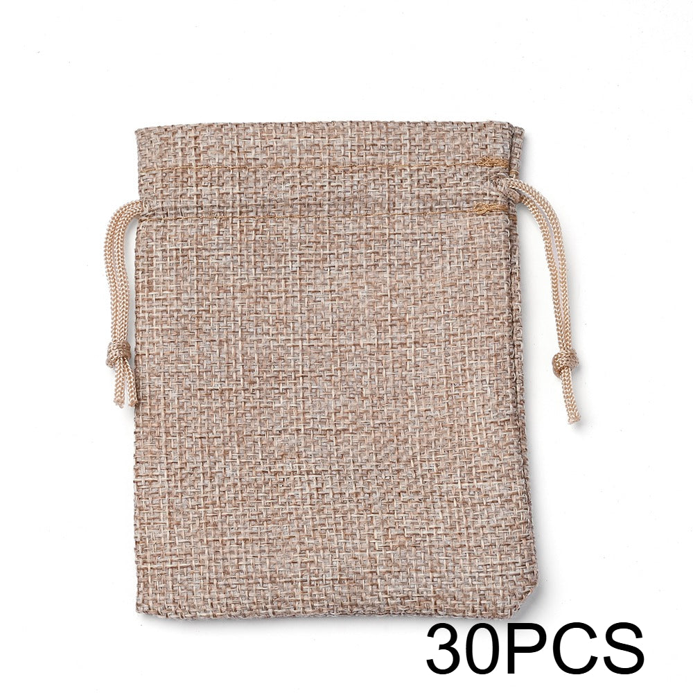 Linen Drawstring Gift Bags