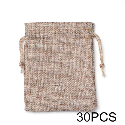 Linen Drawstring Gift Bags