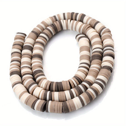 Mixed Color Polymer Clay Flat Beads