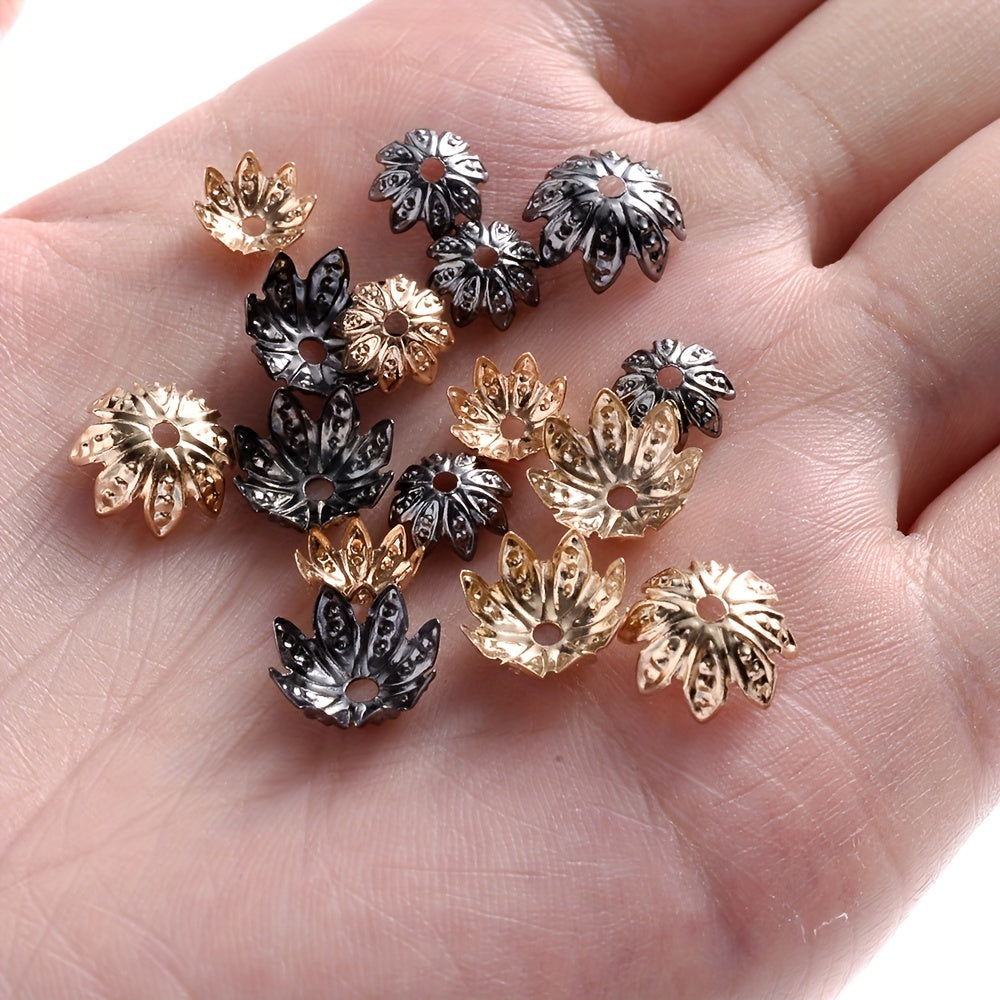 Lotus Metal Bead Caps