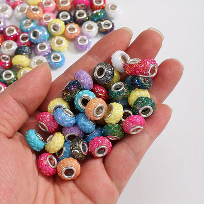 20pcs 14x8mm Resin Mixed Color Flat & Round Beads