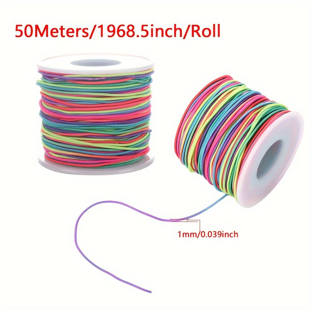 Rainbow Elastic Cord Rope