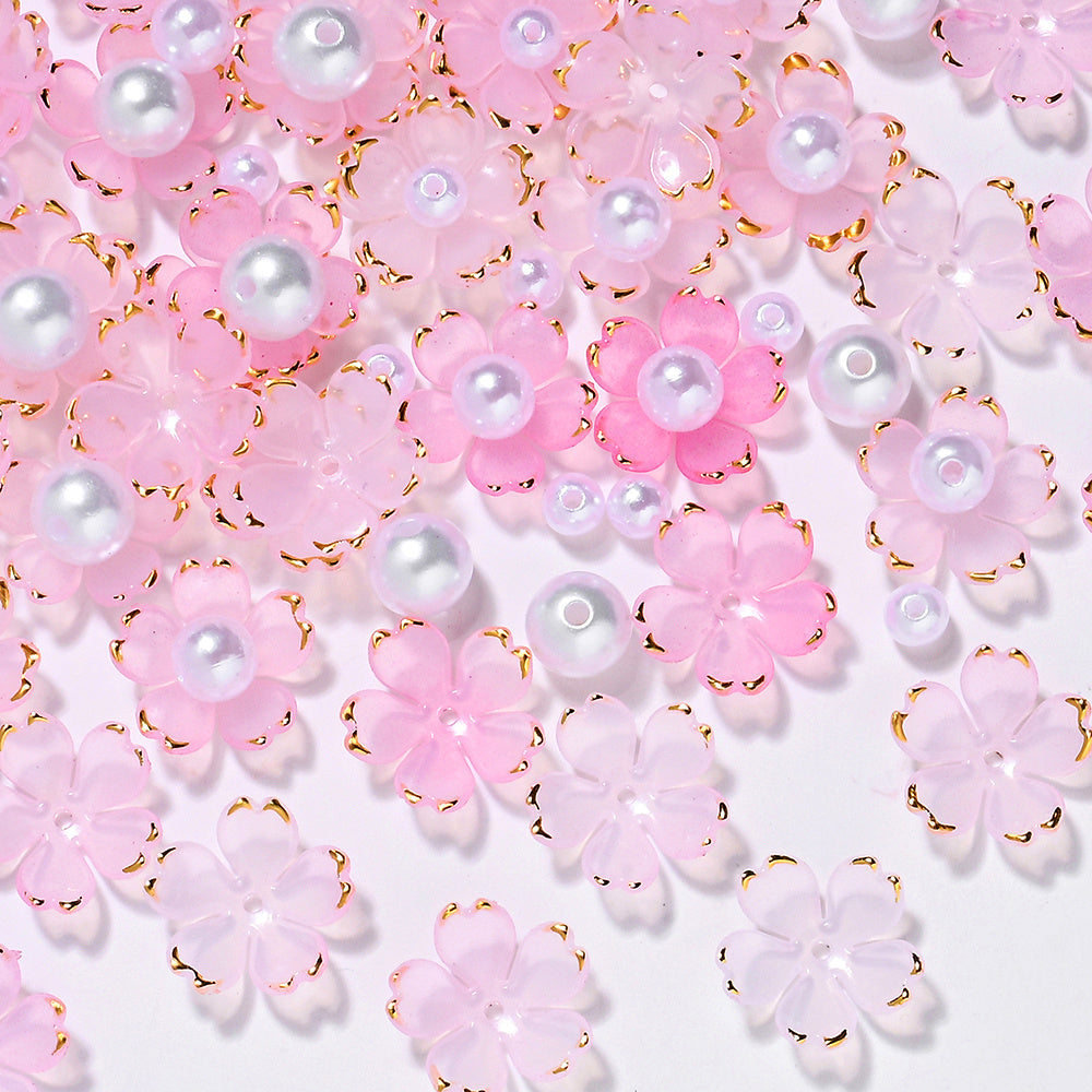 Cherry Blossom Acrylic Bead Kit