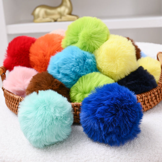 Soft Plush Pom Pom Pendants