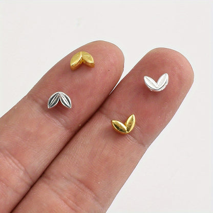 50pcs/set Antique Ear of Wheat Spacer Beads
