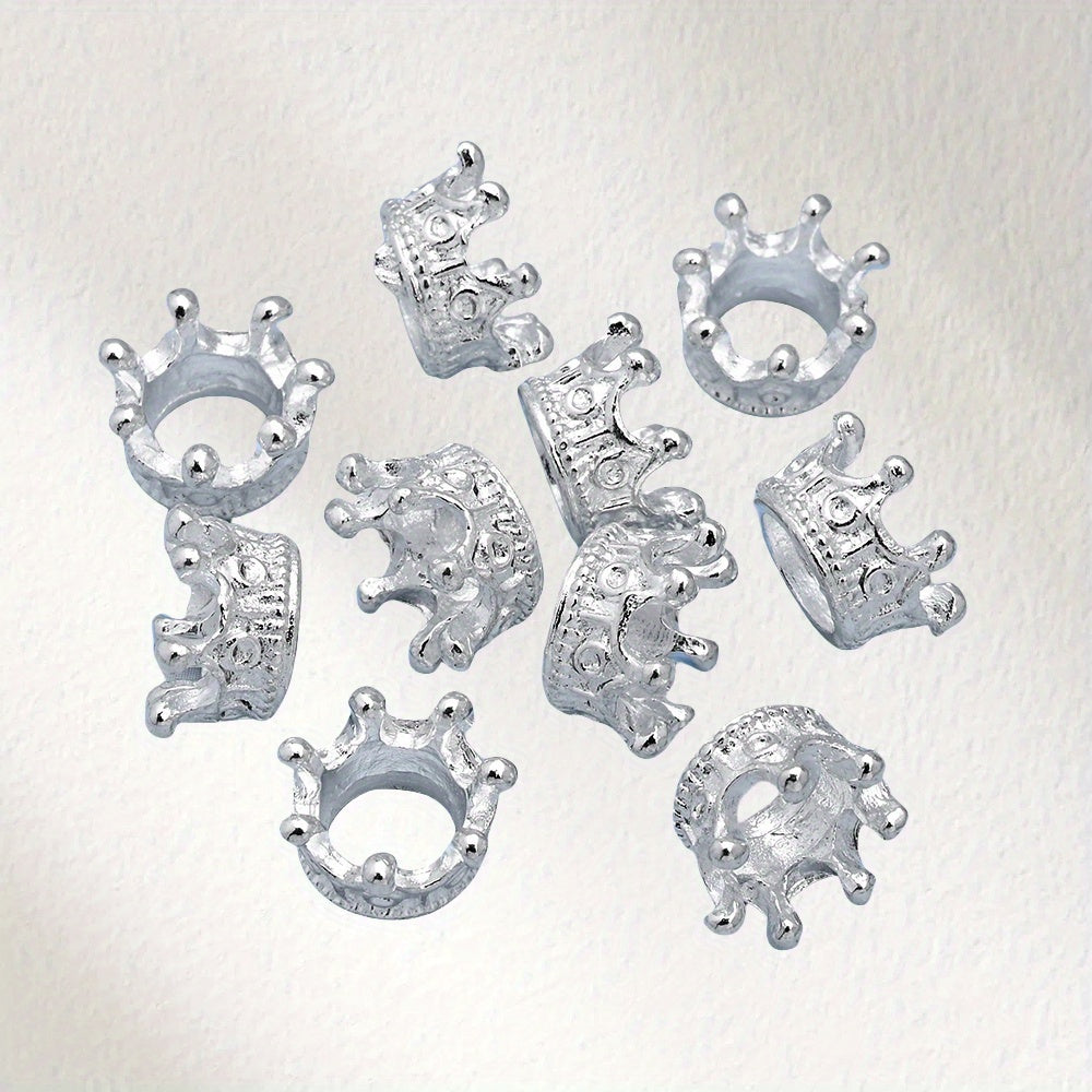 Metal Crown Alloy Beads