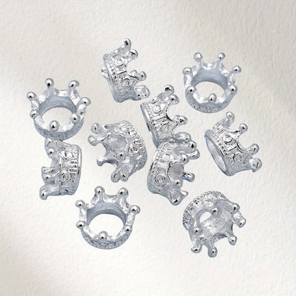 Metal Crown Alloy Beads