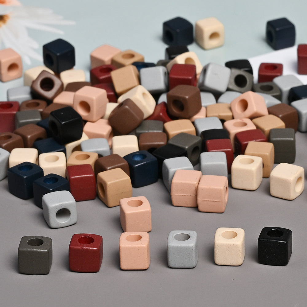 Square Acrylic Beads