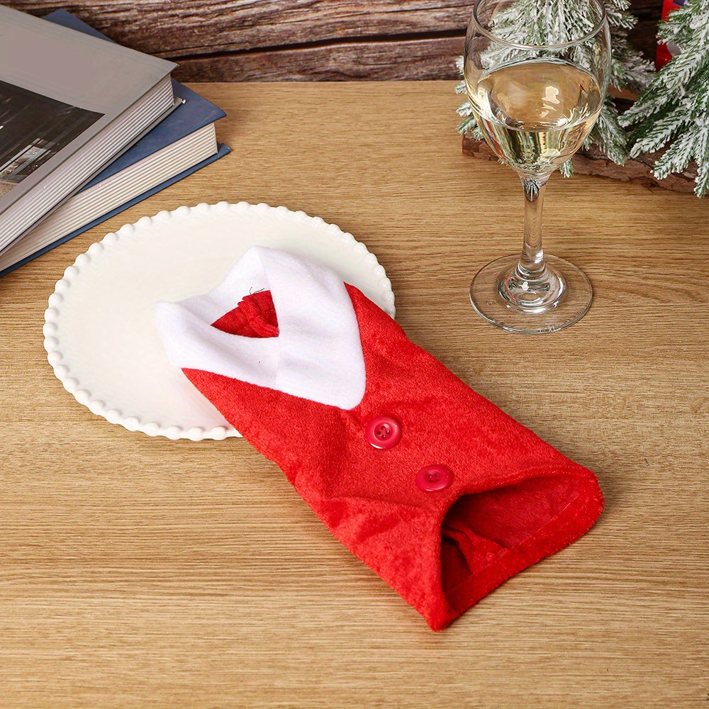 Christmas Velvet Wine Bottle Hat Covers