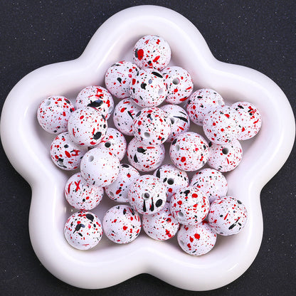 Dinosaur Egg Acrylic Spacer Beads