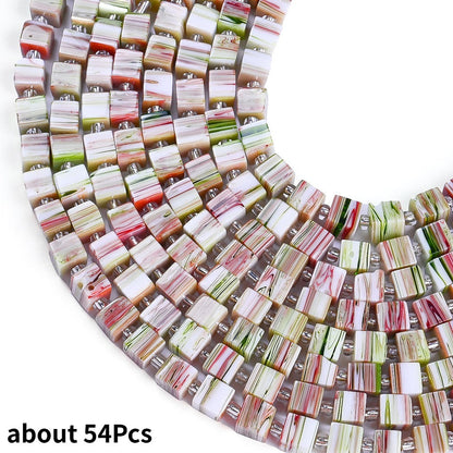 Square Natural Stone Beads