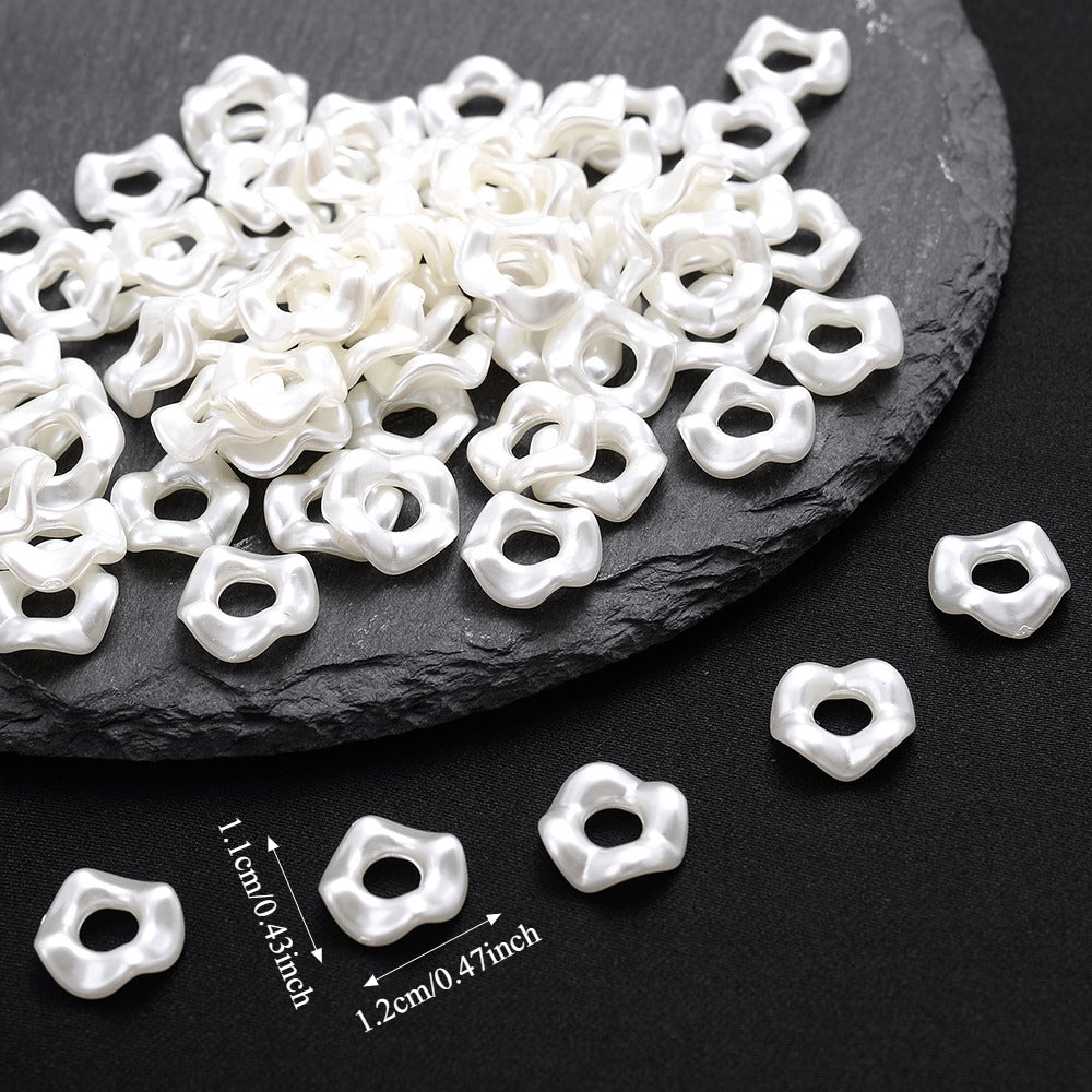 Pearl Flower Acrylic Beads