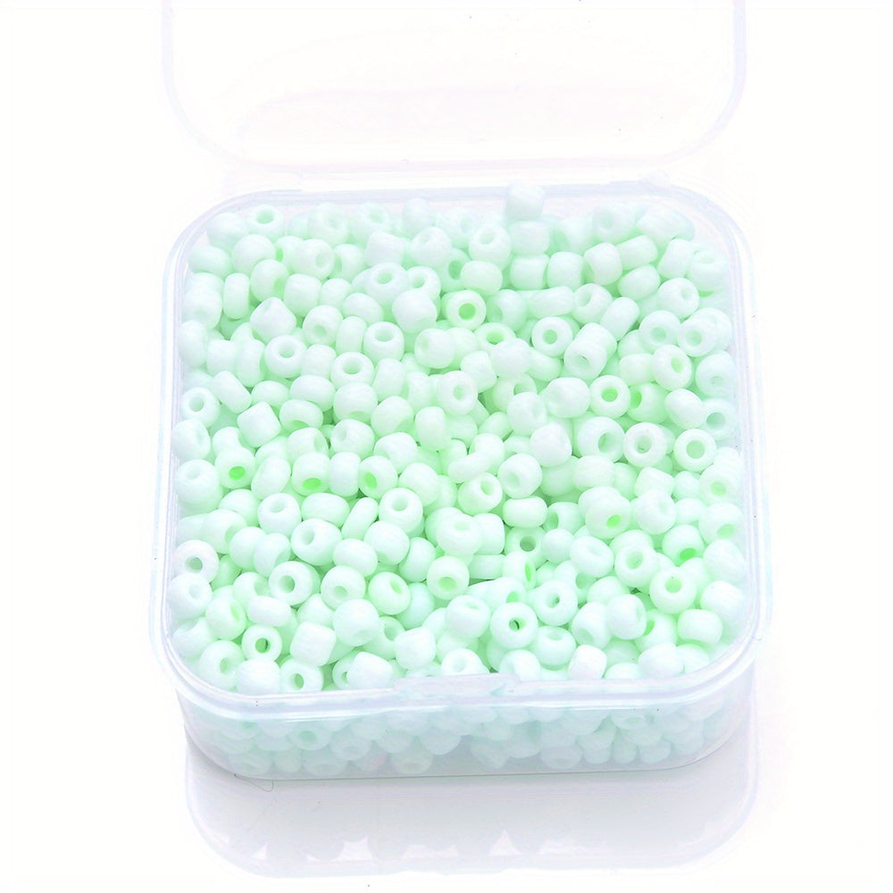 1000PCS 3mm Macaron Multicolor Glass Seed Bead Set