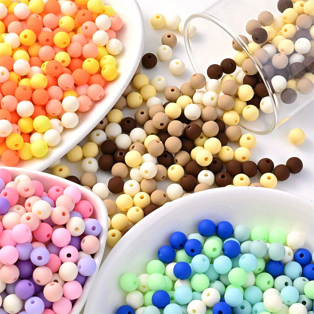 Color Series Matte Round Acrylic Spacer Beads