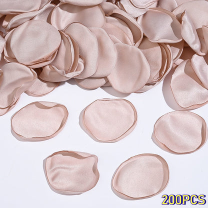 Pink Polyester Rose Petals