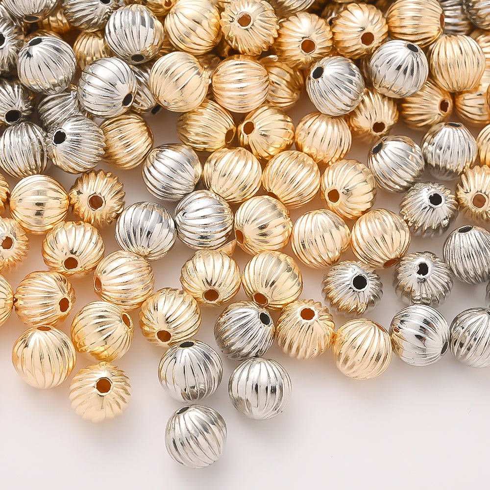 Vintage CCB Pumpkin Beads
