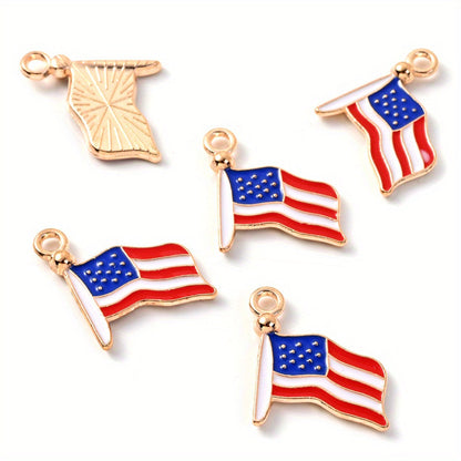 Independence Day Alloy Pendant Charms