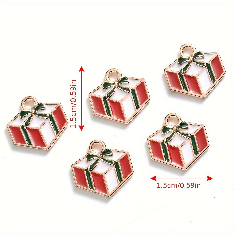 Mixed Metal Christmas Pendants