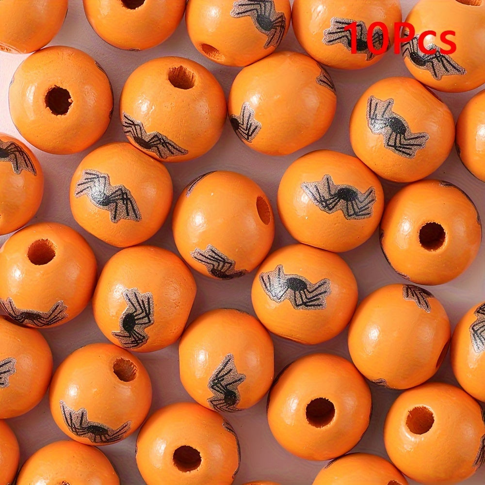 Halloween Wooden Beads