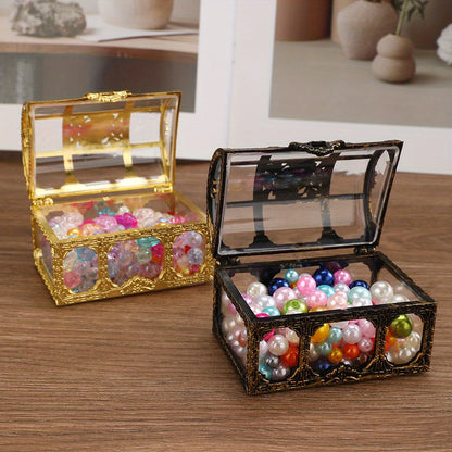 1pc Vintage Treasure Chest Storage Box