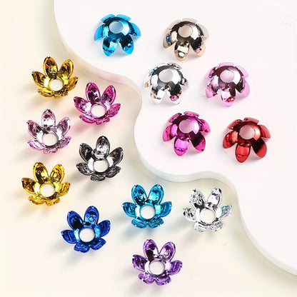 20PCS 16mm Multicolor Lotus Acrylic Bead Set