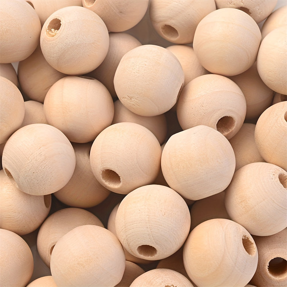 10/200pcs 16mm Cat Print Wooden Beads