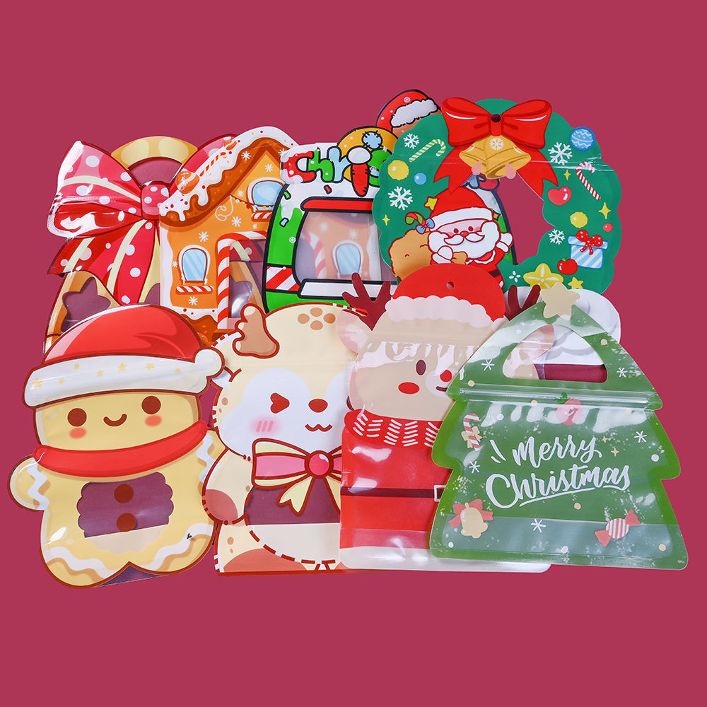 9/10-Piece Random Christmas Gift Bag Set