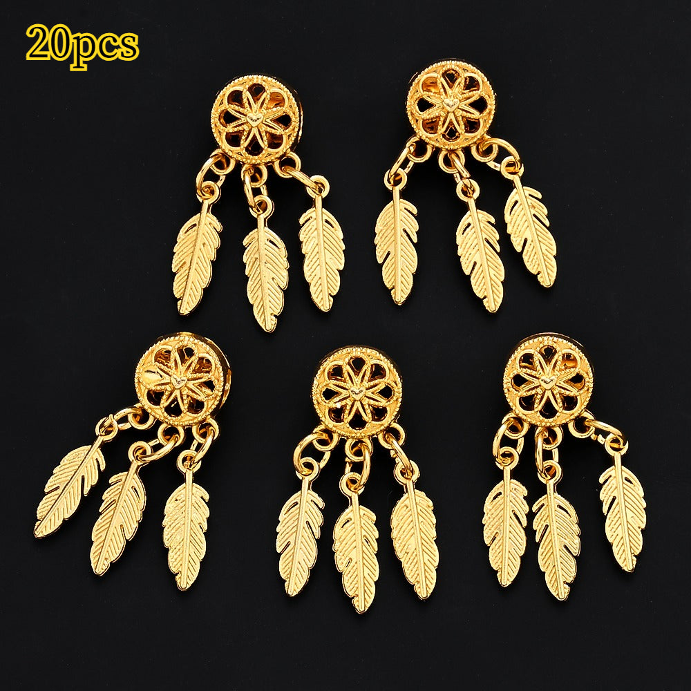 Dream Catcher Alloy Large Hole Beads