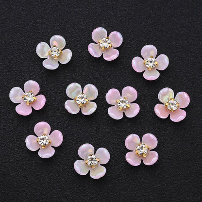 Gradient Flower Acrylic Beads