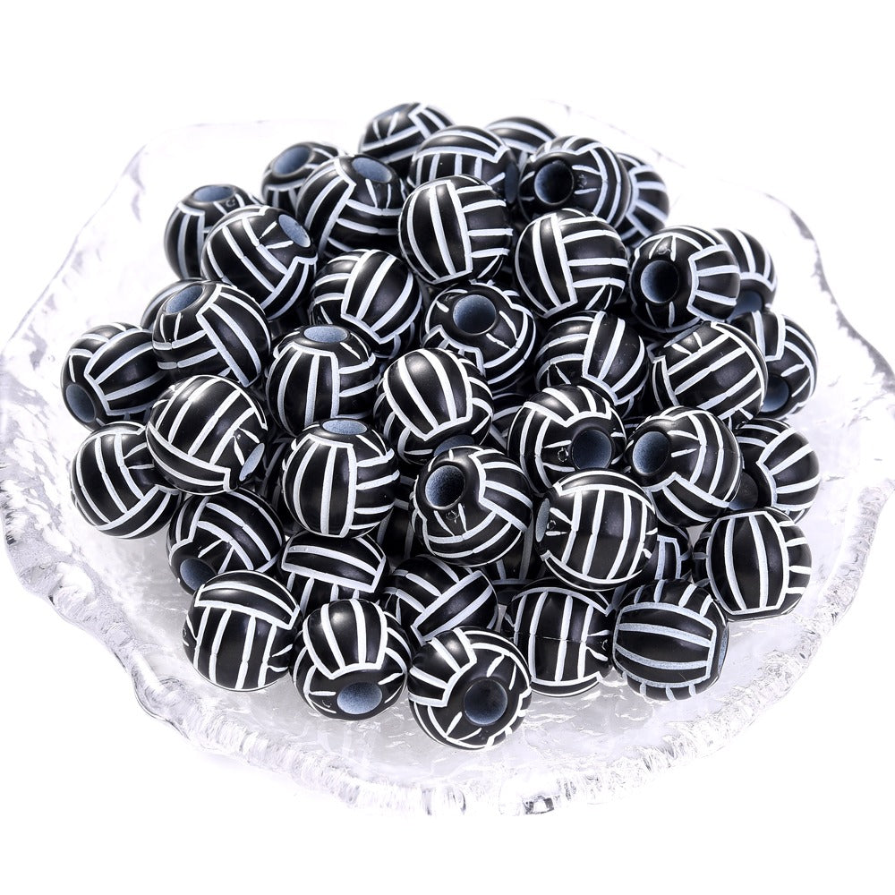 50pcs 39 Styles Mixed Sports Ball Beads