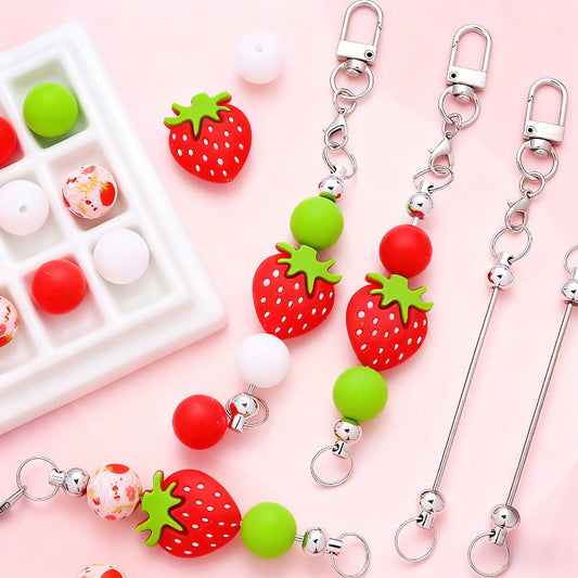 Strawberry Theme Keychain Making Kit