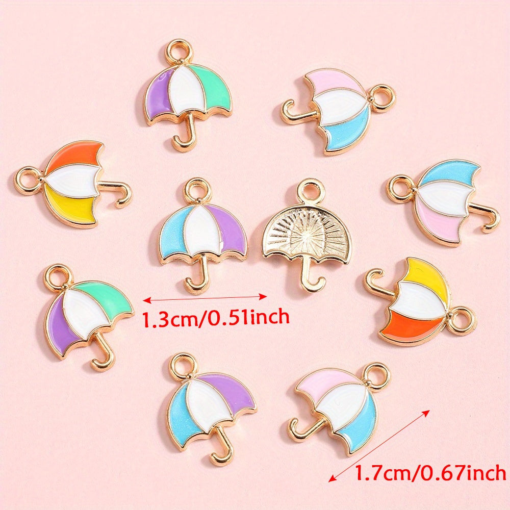 Umbrella Shape Alloy Pendants