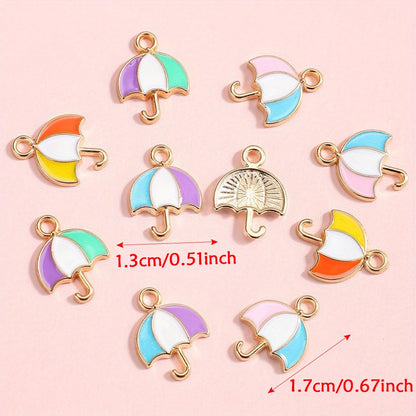 Umbrella Shape Alloy Pendants