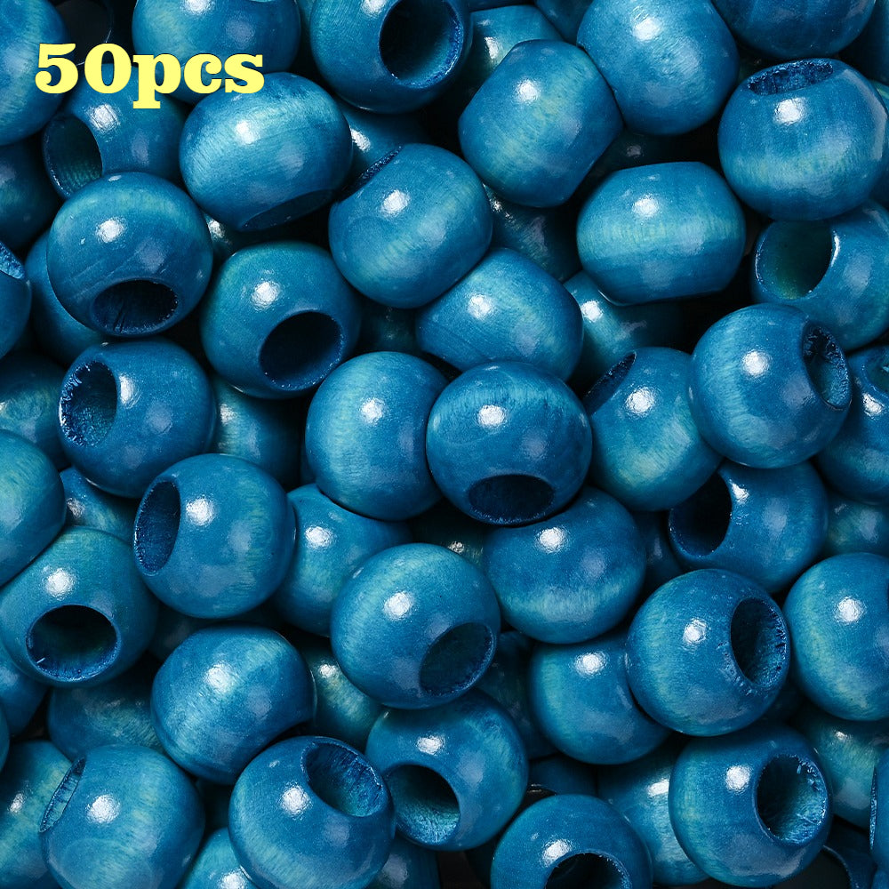 Long Unfinished Wooden Tube Beads