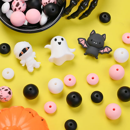 38pcs Halloween Silicone Focus Beads Set