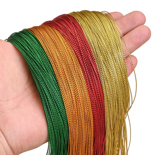 100m Christmas Multicolor 8-Strand Cord