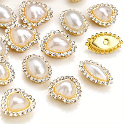20pcs White Acrylic Artificial Pearl Beads