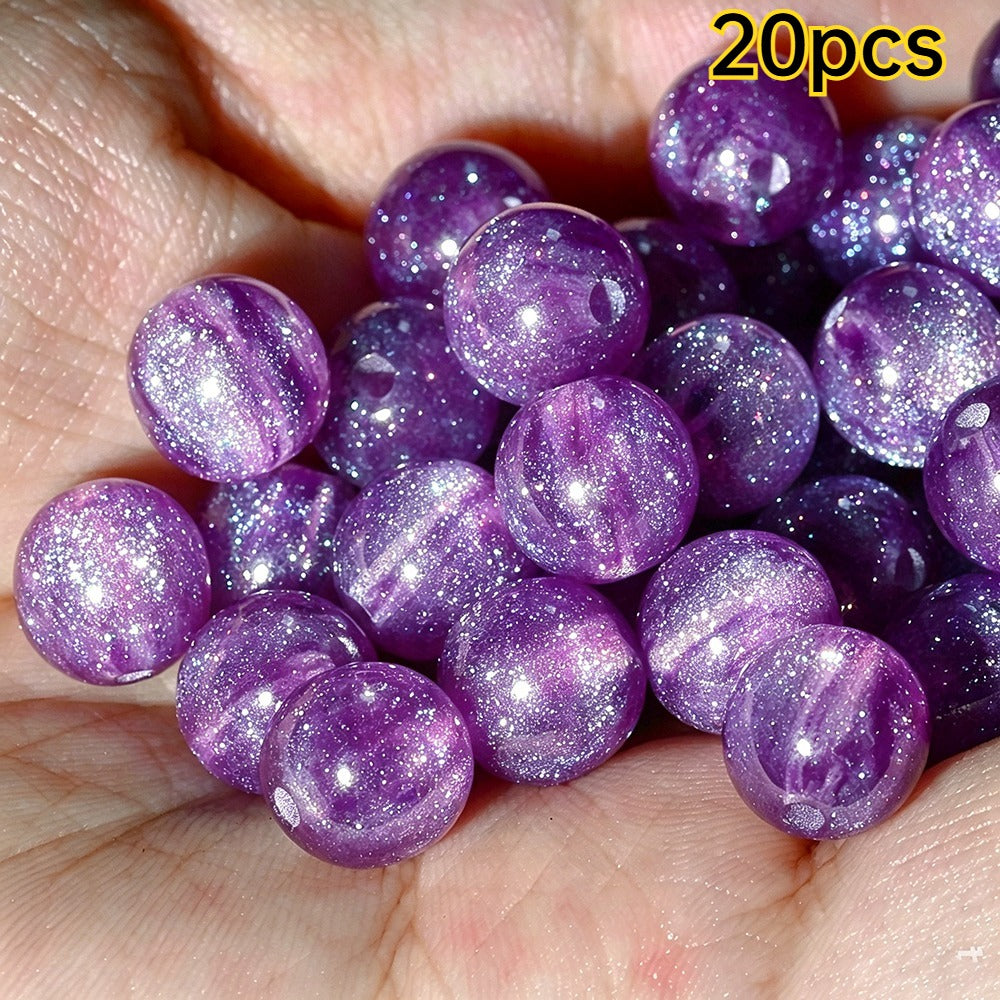 Starry Sky Glitter Beads