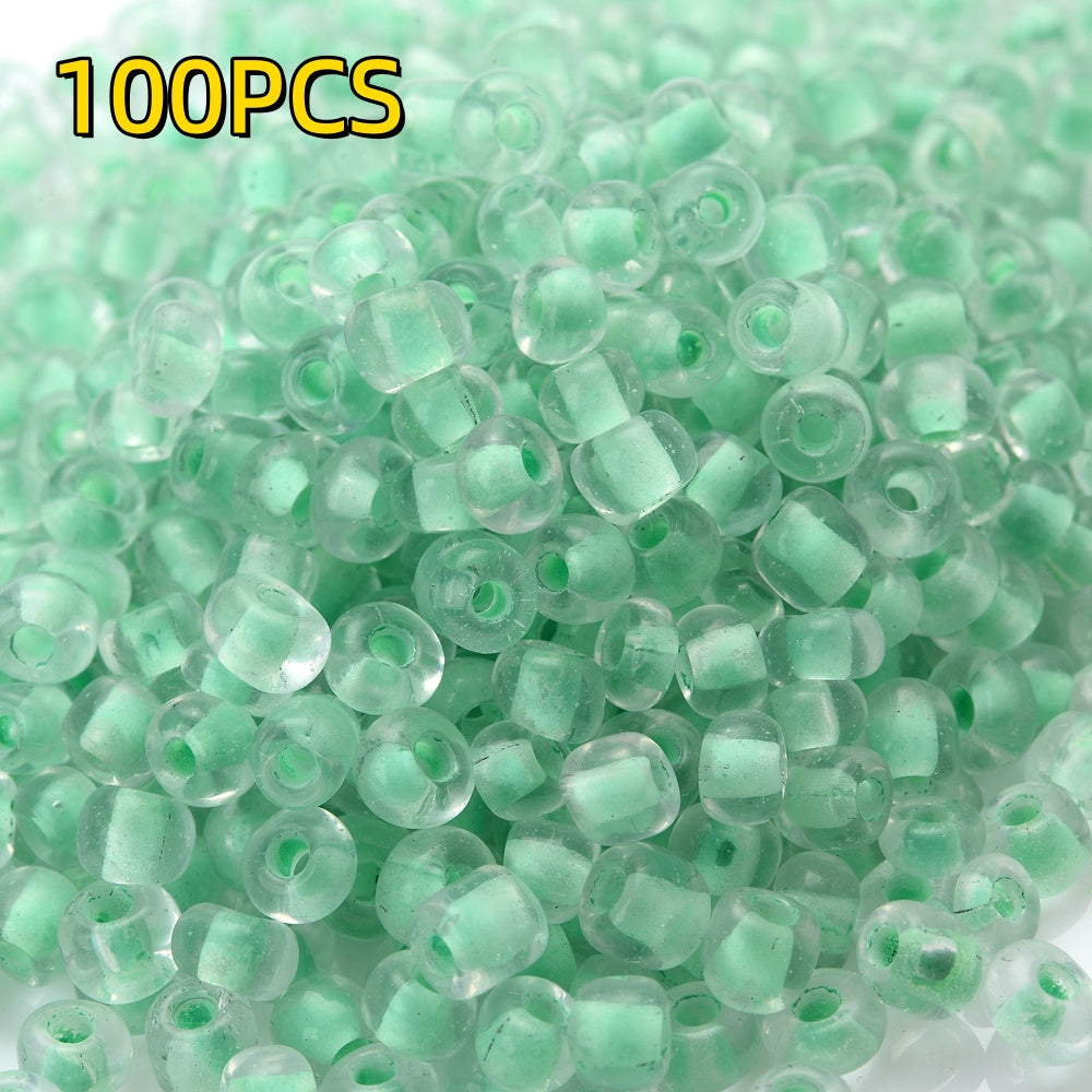 100pcs 4mm Vibrant Czech Glass Seed Beads